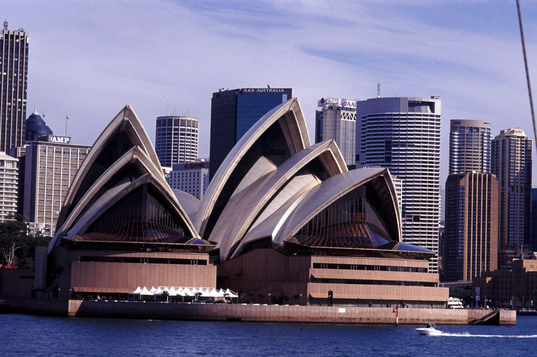 Teatro lirico di Sidney  sul mare. New Galles . Australia